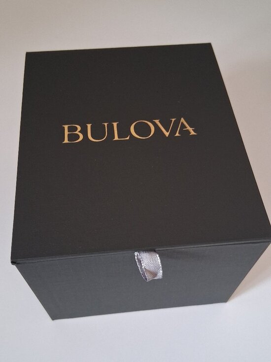 Bulova Crystal Black  Dial Ladies Watch (96L243) – NWT w/ Box